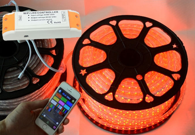 how to use led controller to control AC110V led tape lights